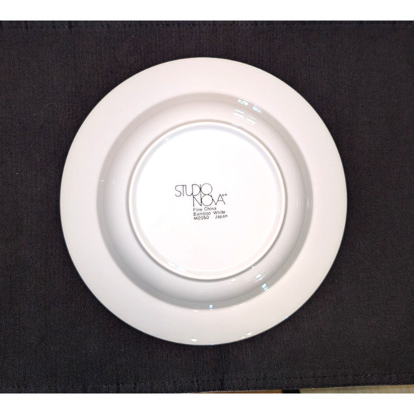 Mikasa Studio Nova BAMBOO WHITE M2050 Rim Serving Bowl 10.25" Fine China - Picture 5 of 5